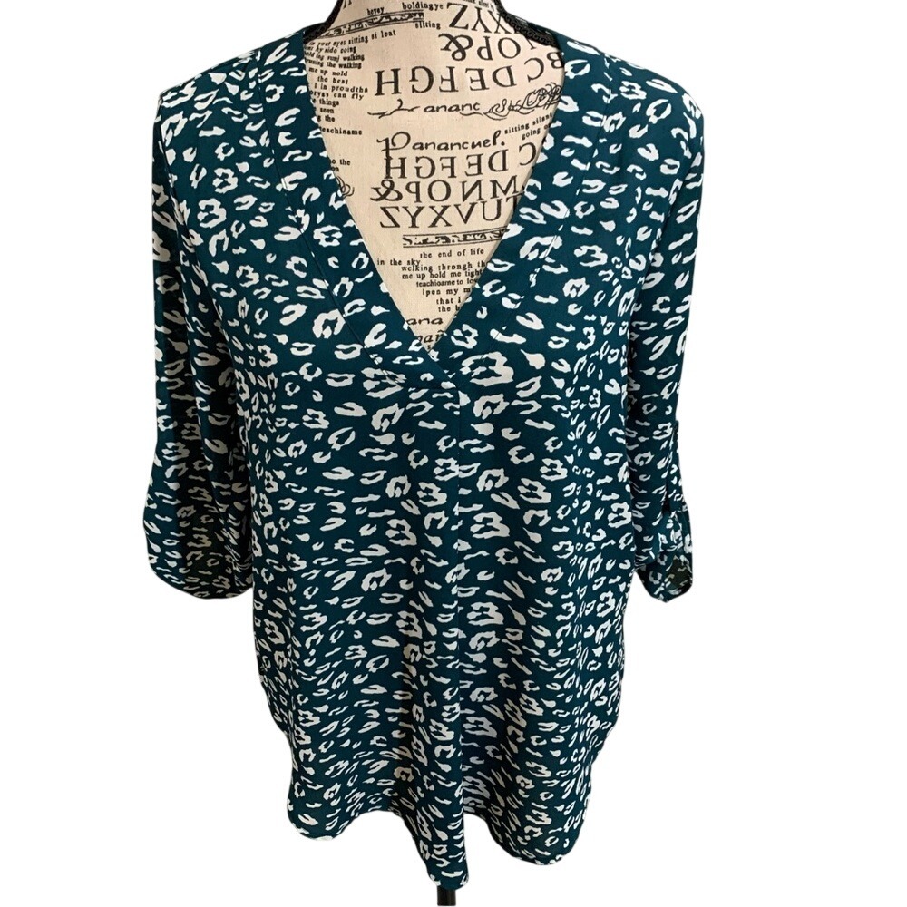 Lush Green Boho Blouse